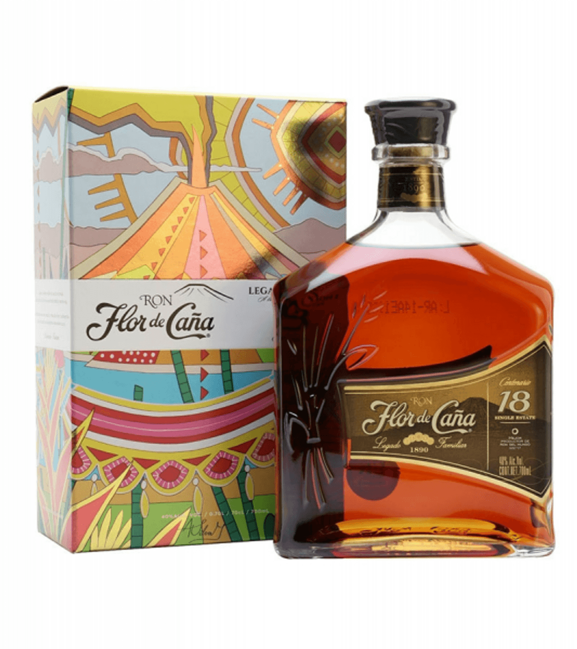 Rum Flor De Cana 18 éves 40%