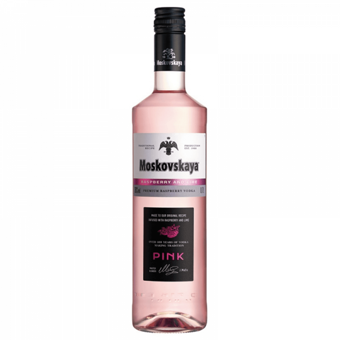 Moskovskaya Pink Raspberry Lime vodka 38%