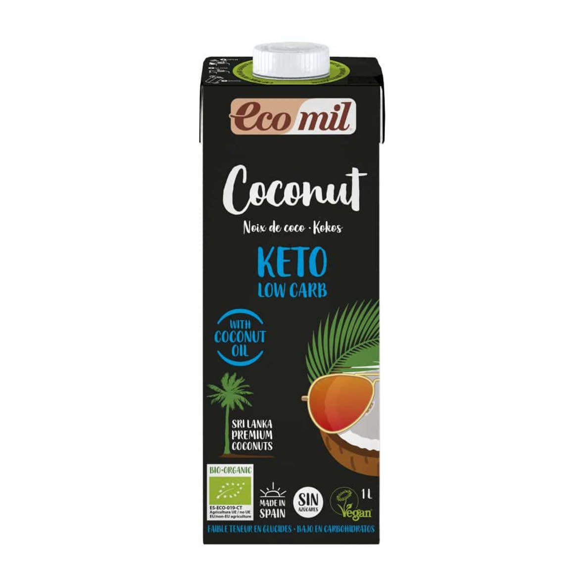 Ecomil BIO Keto Kókuszital cukormentes