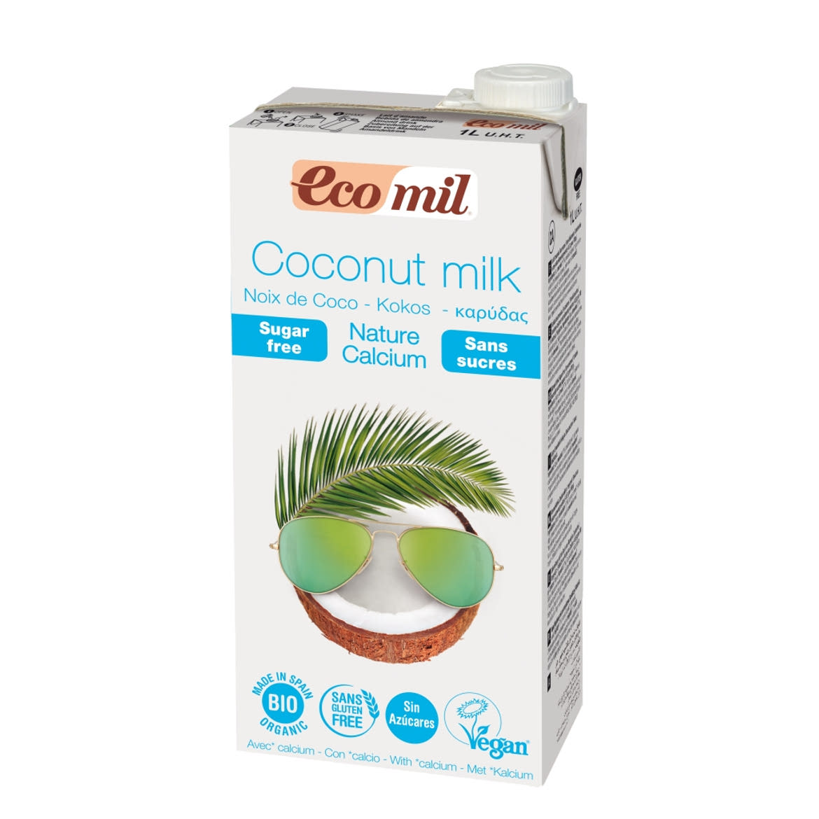 EcoMil BIO Kókuszital kálciummal édesítő nélkül