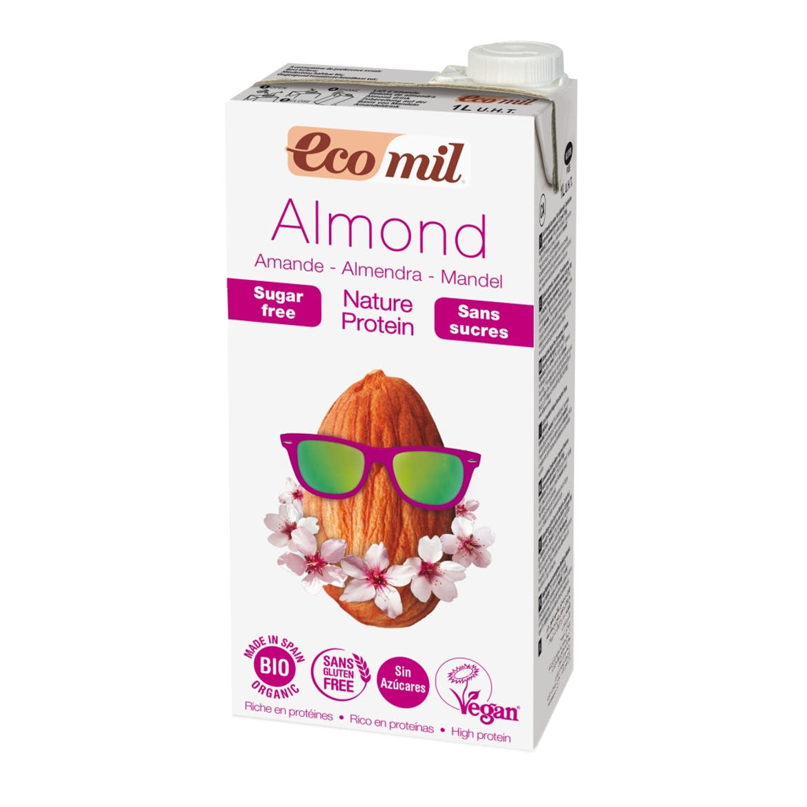 EcoMil BIO Mandulaital proteines édesítő nélkül