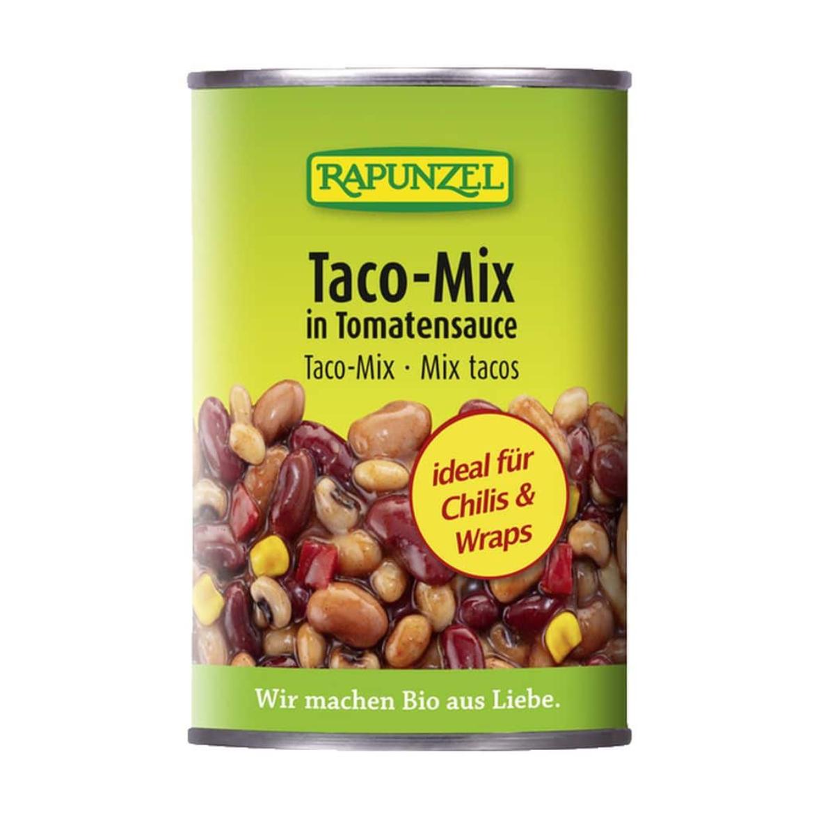 Rapunzel Taco mix bab-paprika-kukorica konzerv BIO