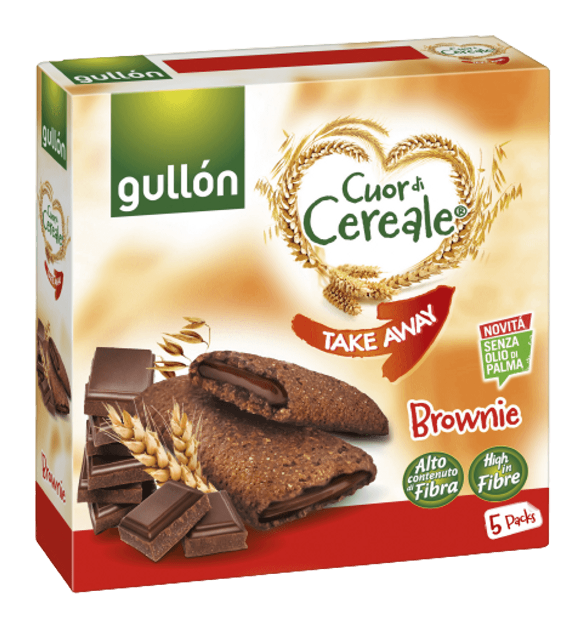 Gullón Brownie töltelékes szelet