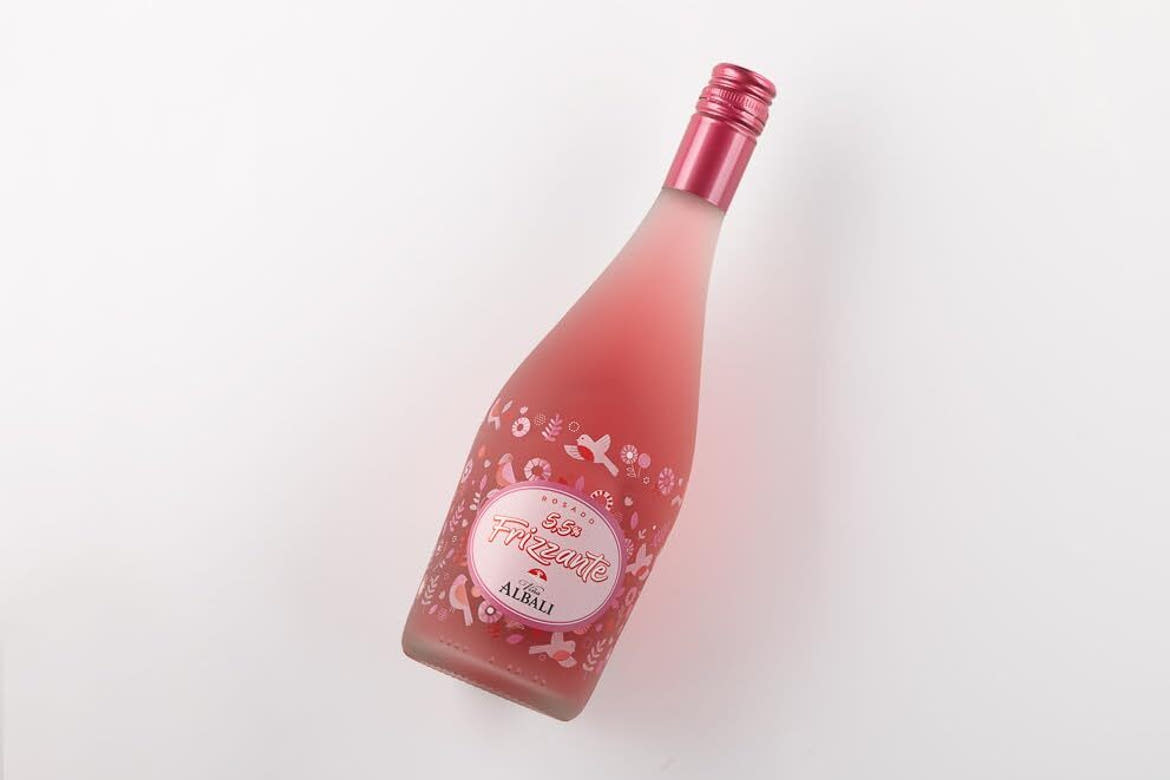 Vina ALBALI, Frizzante Rosado habzóbor 5,5%, 0,75 L