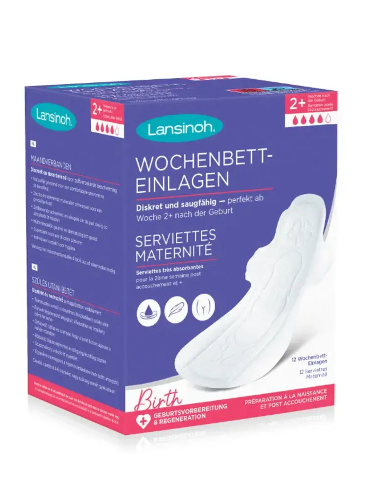 Lansinoh szülés utáni betét M-es méret 12 db