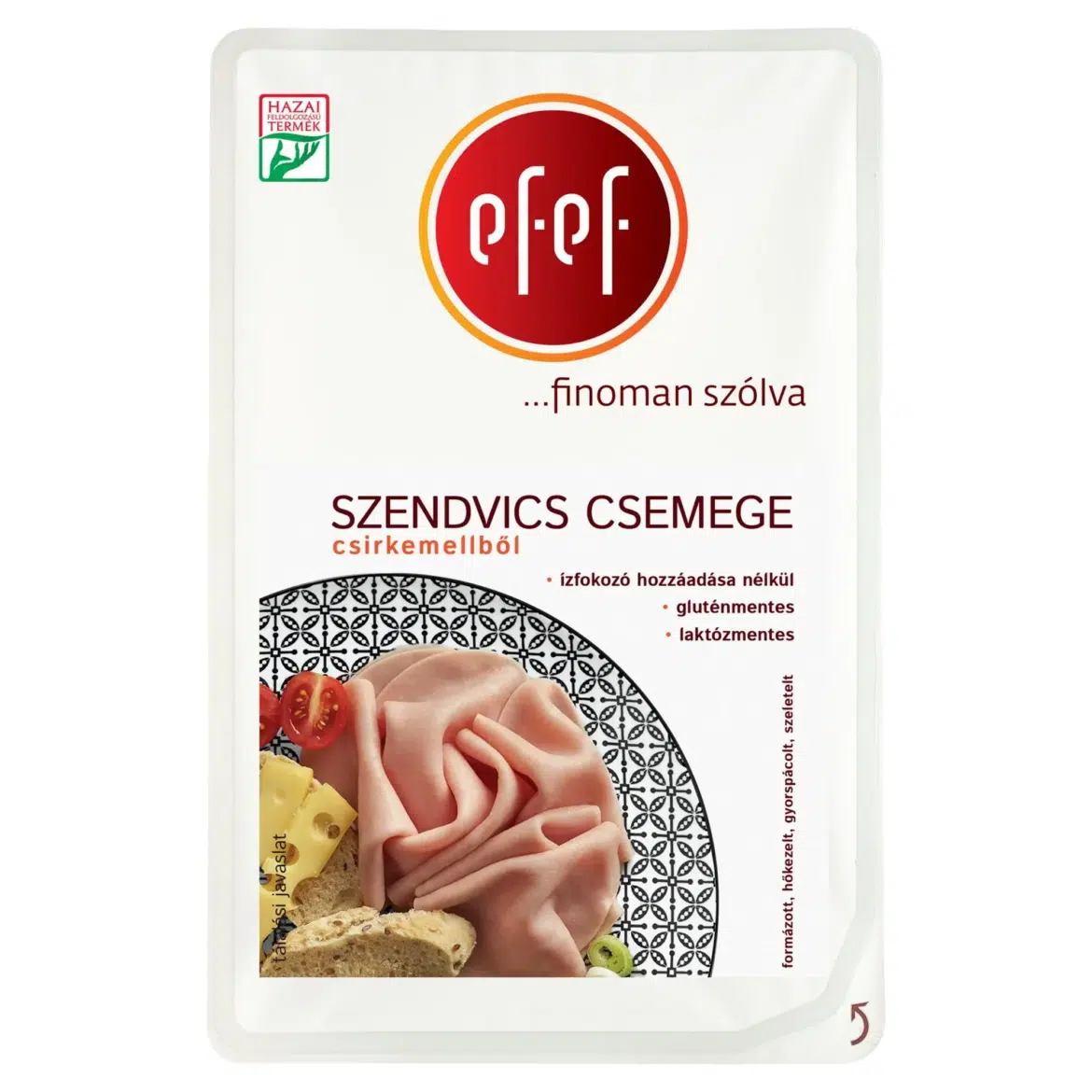 Efef Csemege csirkemell szeletek fohagymás, glutén és laktózmentes