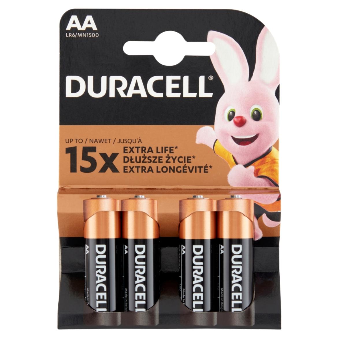 Duracell AA LR6/MN1500 alkáli elemek