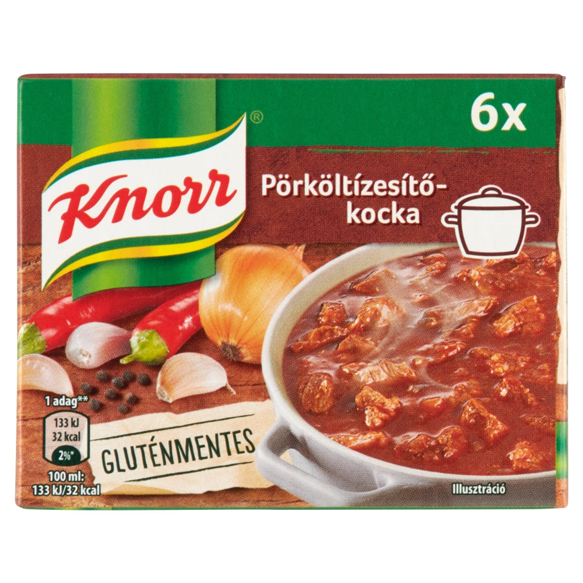 Knorr pörköltízesítő-kocka 6 x