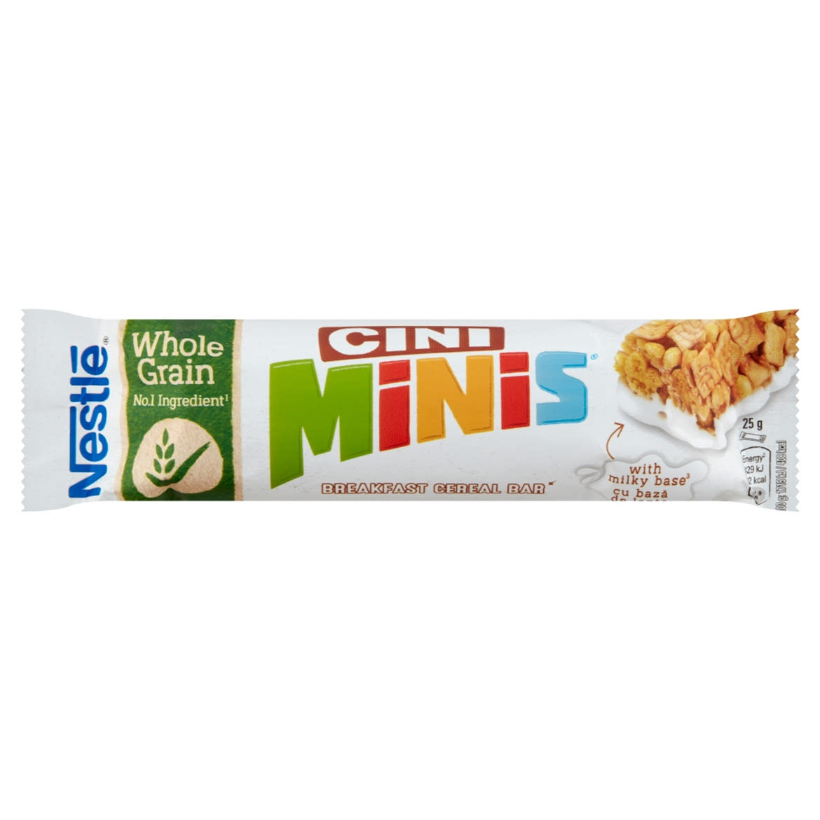 Nestlé Cini Minis fahéjas gabonapehely-szelet tejbevonó talppal reggelihez