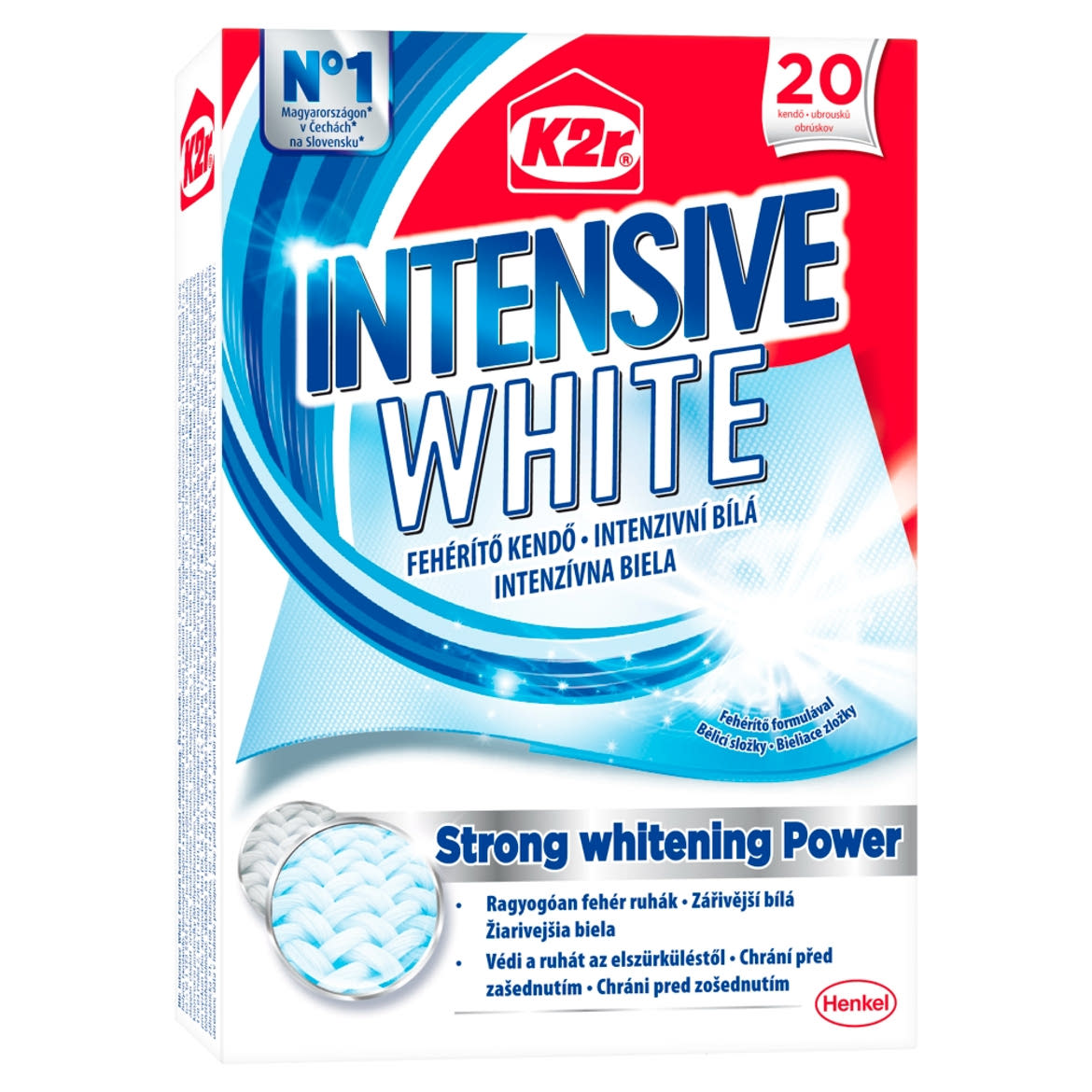 K2r Intensive White Fehérítő kendő