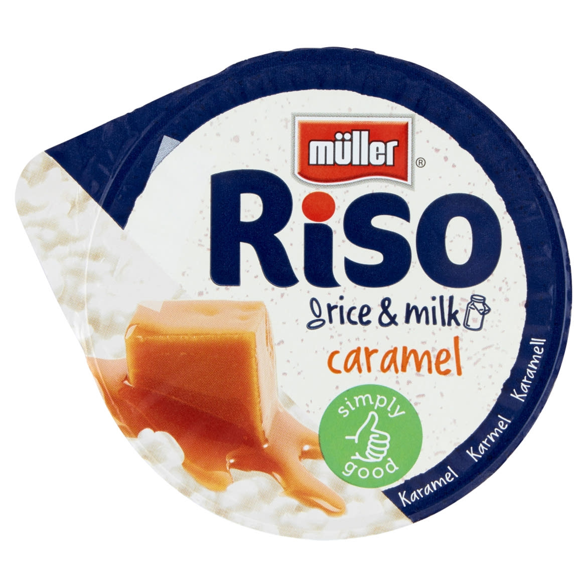 Müller Riso tejberizs desszert karamell készítménnyel 200 g