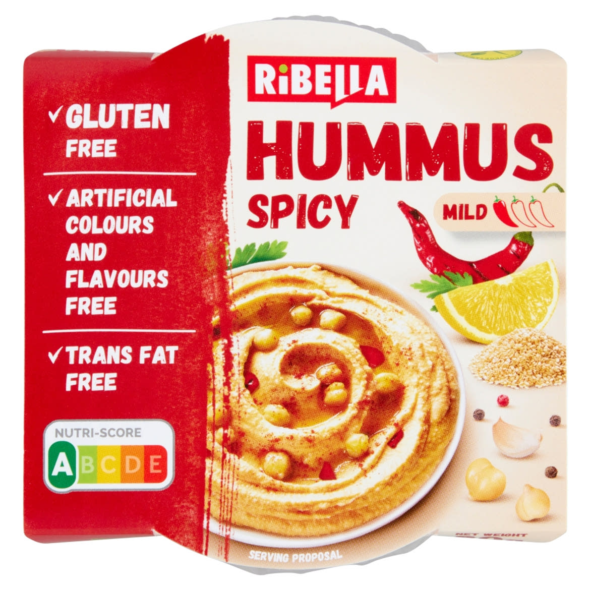 RiBella Hummus pikáns csicseriborsó krém
