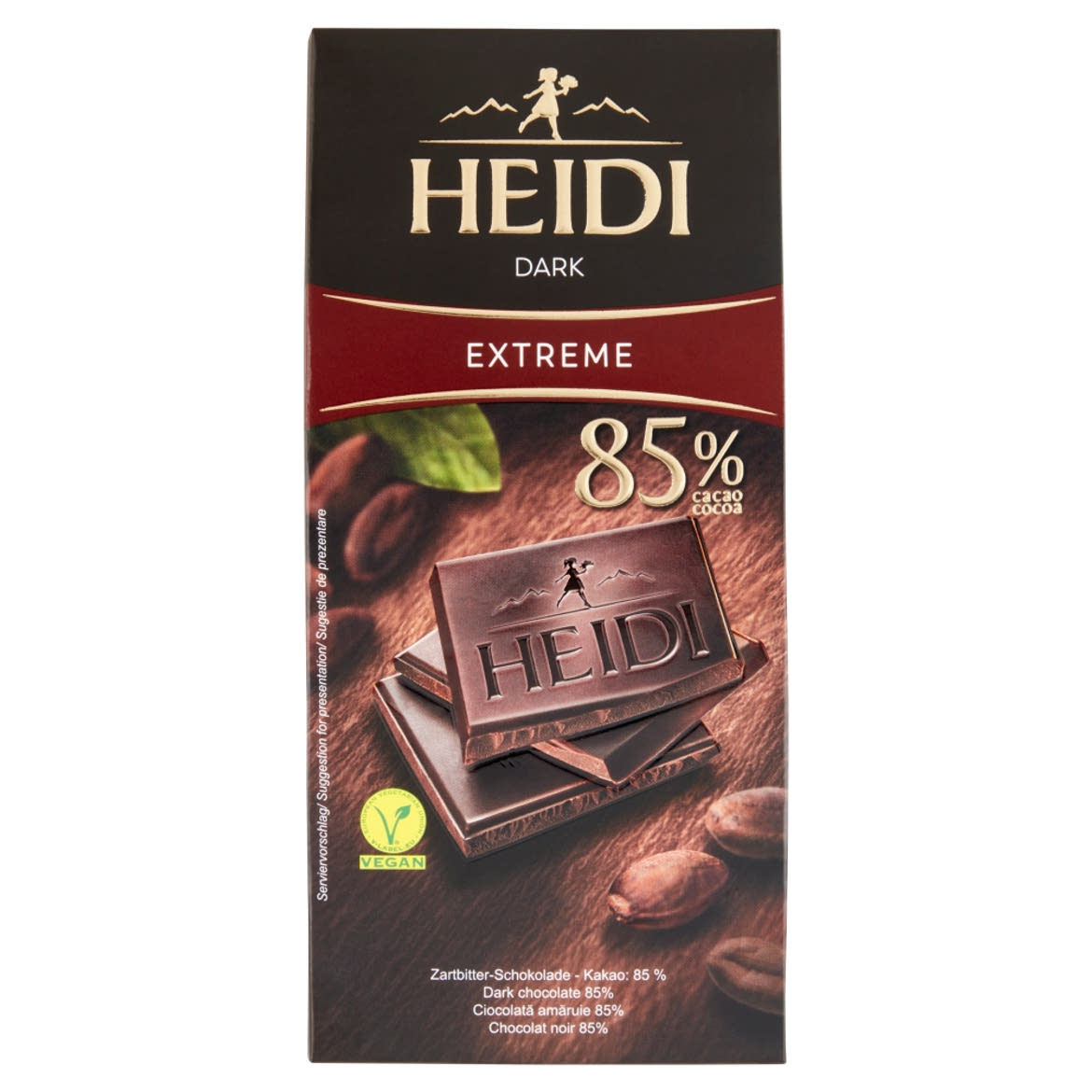 Heidi étcsokoládé 85% 80 g