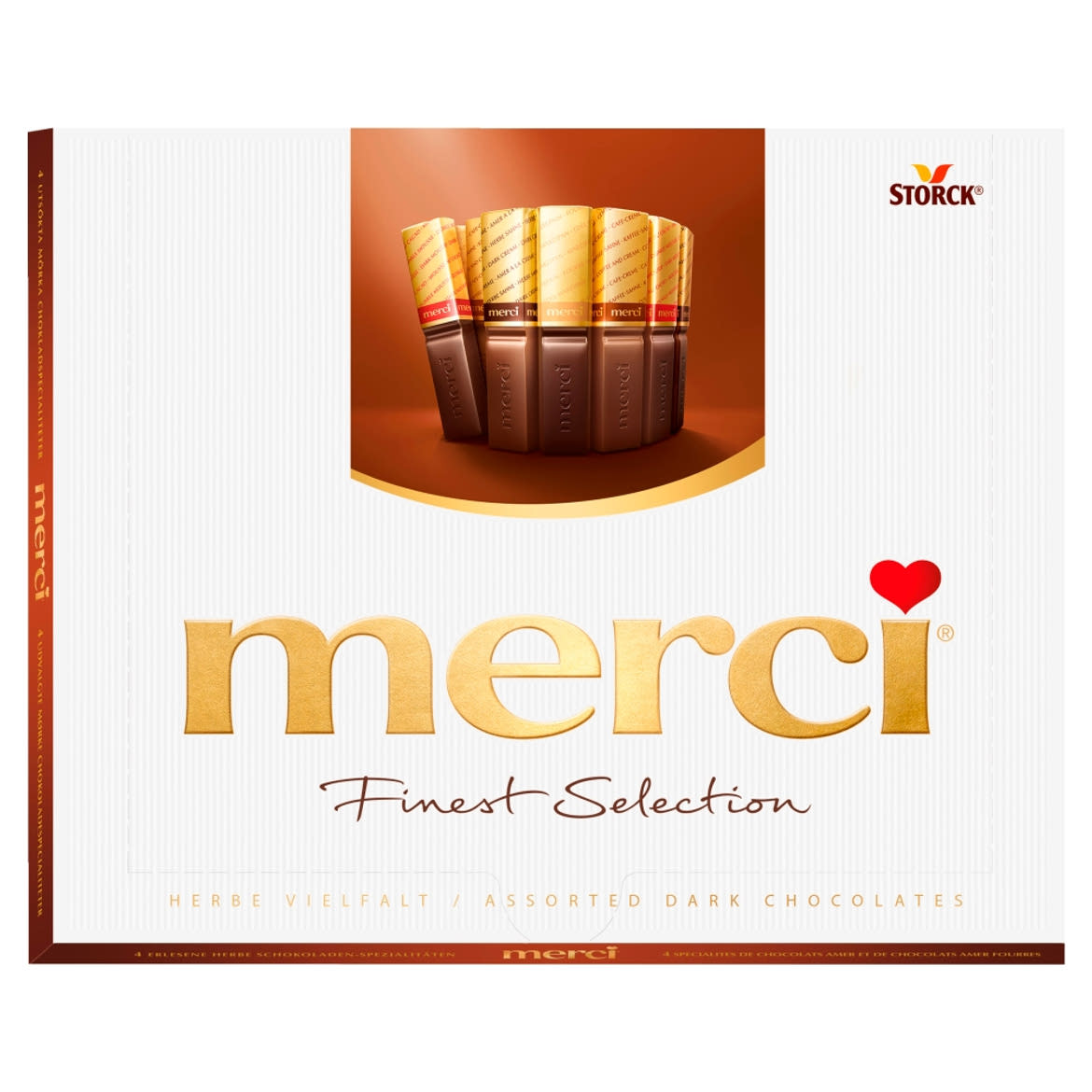 Merci Finest Selection 4 étcsokoládé-különlegesség