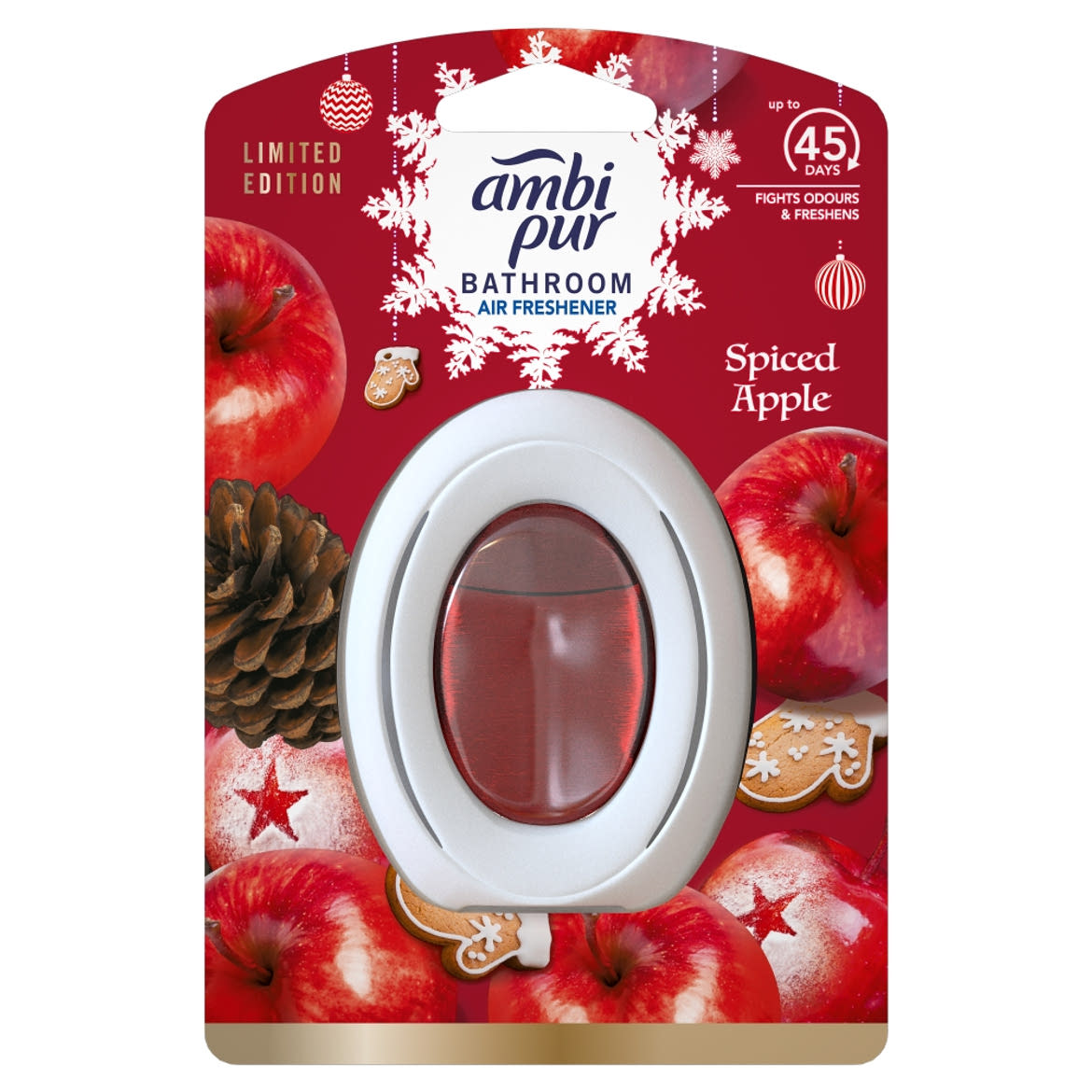 Ambi Pur Fürdőszobai Légfrissítő - Folyamatos Szagsemlegesítés És Szagmegelőzés, Spiced Apple
