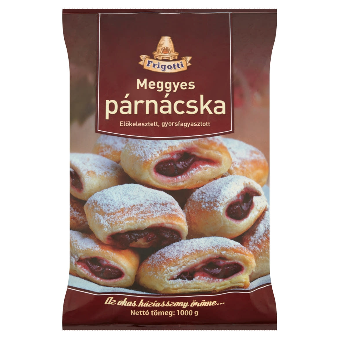 Frigotti gyorsfagyaszott, előkelesztett meggyes párnácska