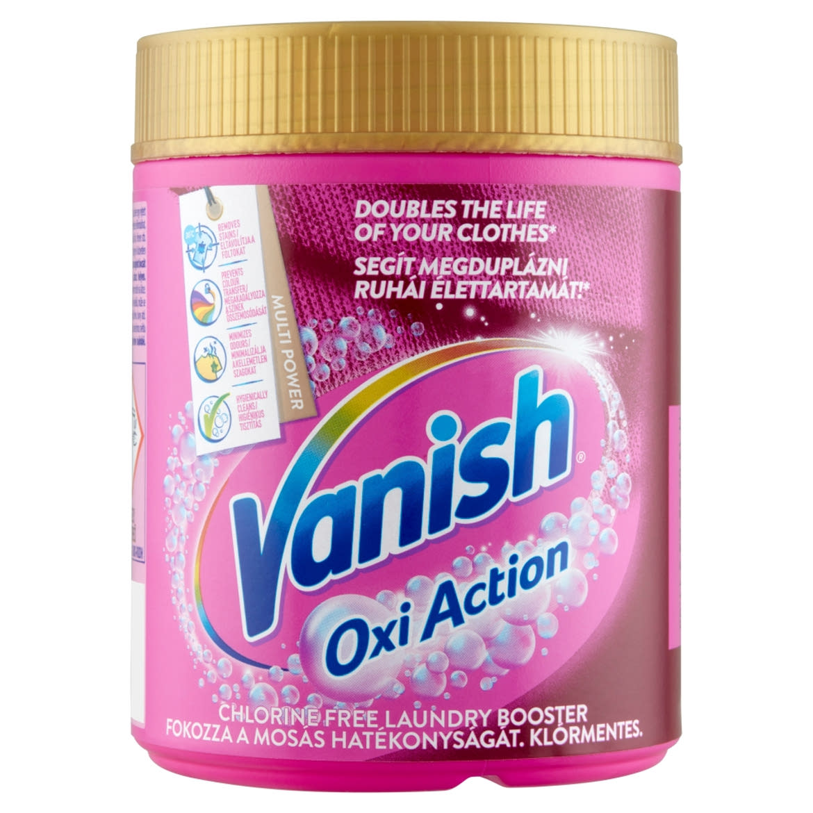 Vanish Oxi Action folteltávolító por