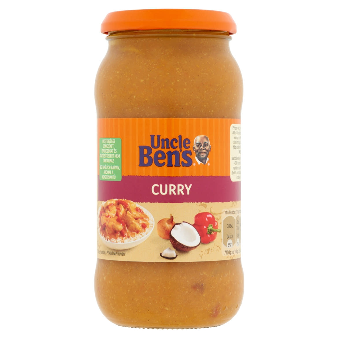 Uncle Ben's curry-szósz borssal és kókusszal