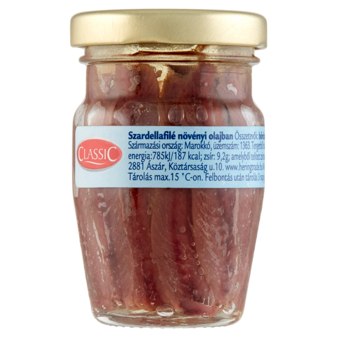 Classic szardellafilé növényi olajban