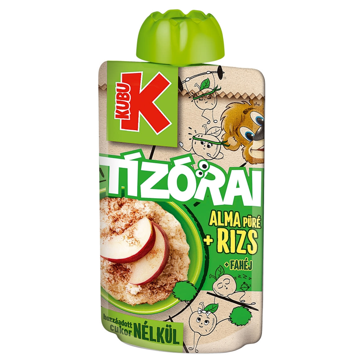 Kubu Tízórai alma püré rizzsel, fahéjjal és C-vitaminnal