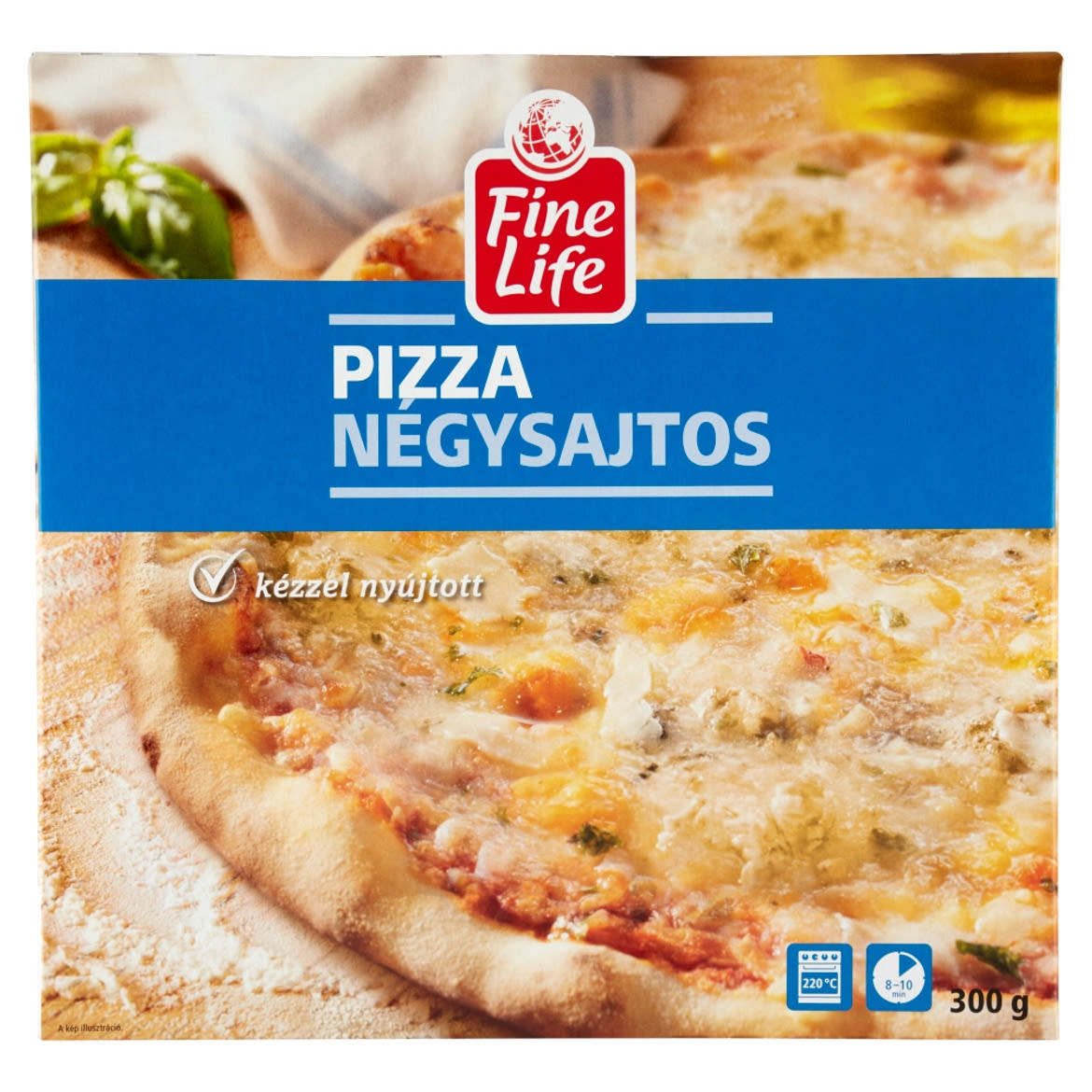 Fine Life gyorsfagyasztott négysajtos pizza