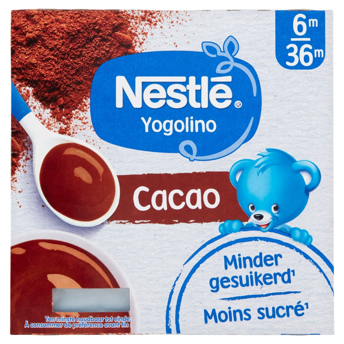 Nestlé Yogolino kakaós babapuding 6 hónapos kortól 36 hónapos korig 4 x