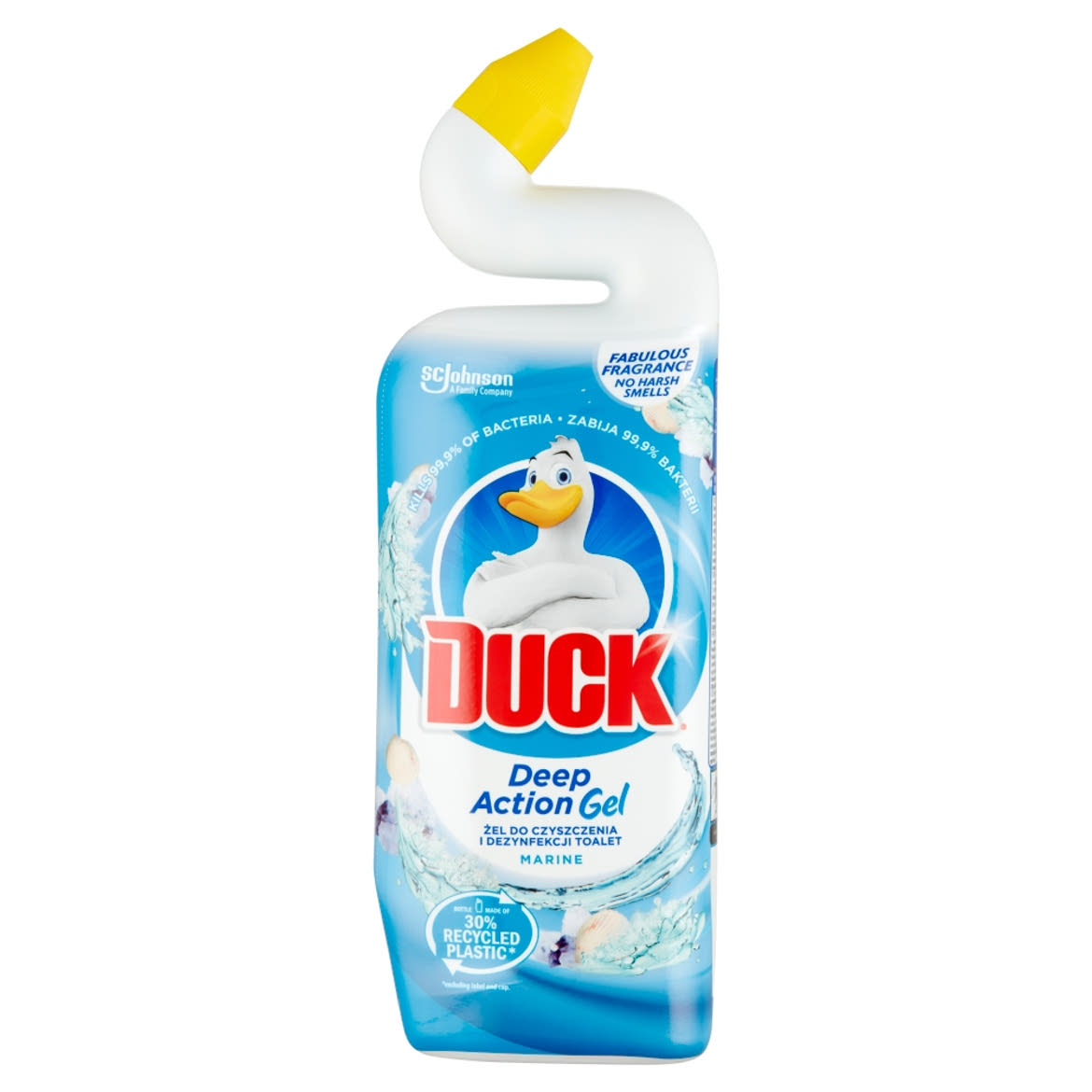 Duck Deep Action Gel WC-tisztító fertőtlenítő gél marine illattal