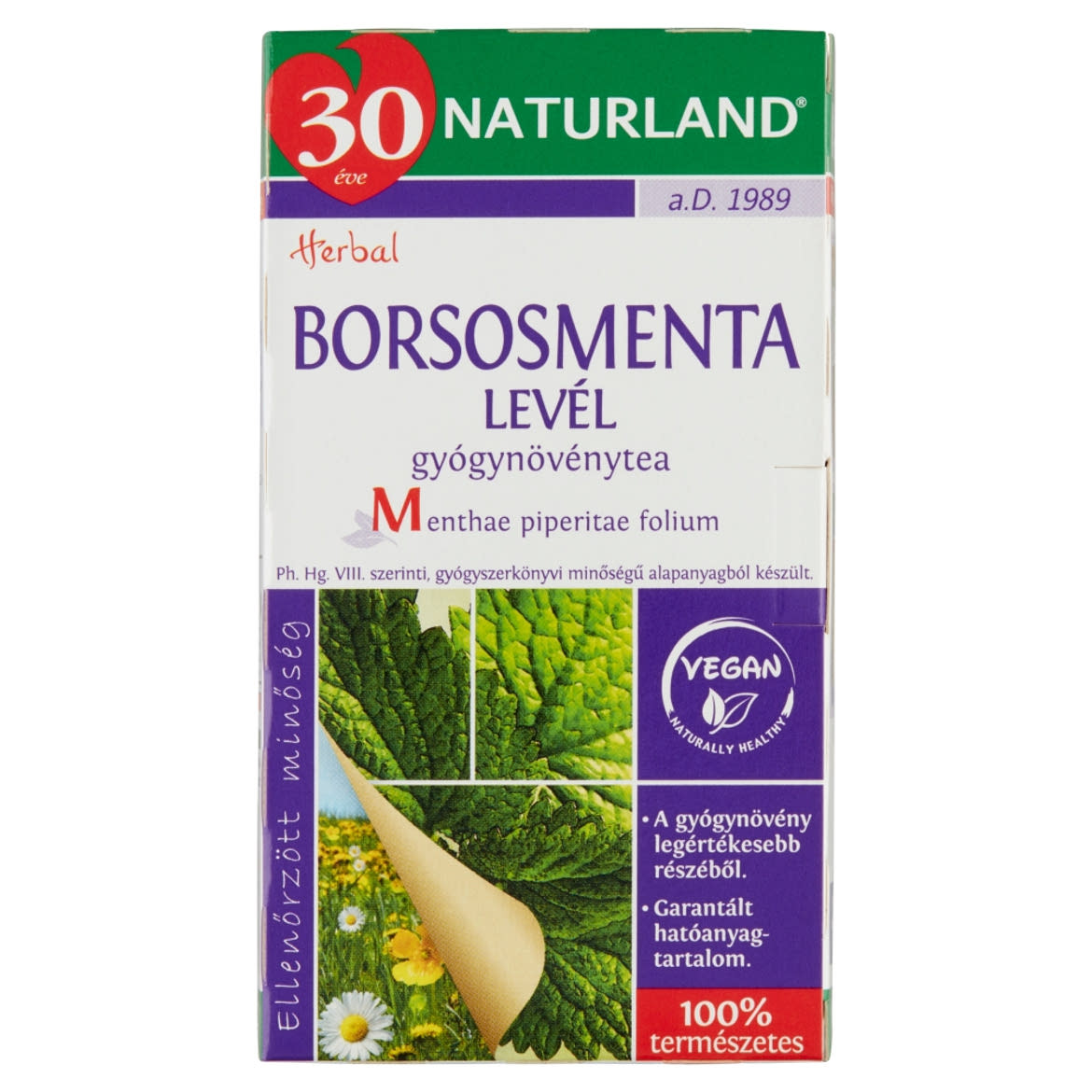 Naturland Herbal borsosmentalevél gyógynövénytea