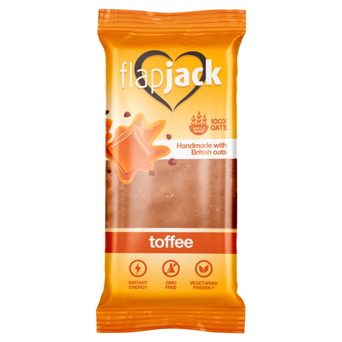 FlapJack toffee ízű zabszelet tejkaramella- és csokoládéízű kakaós bevonóba mártva