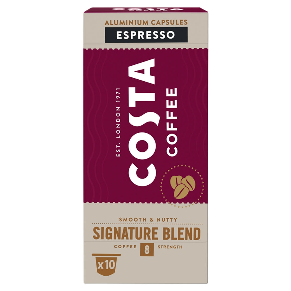 Costa Coffee Signature Blend Espresso őrölt-pörkölt kávé kapszulában