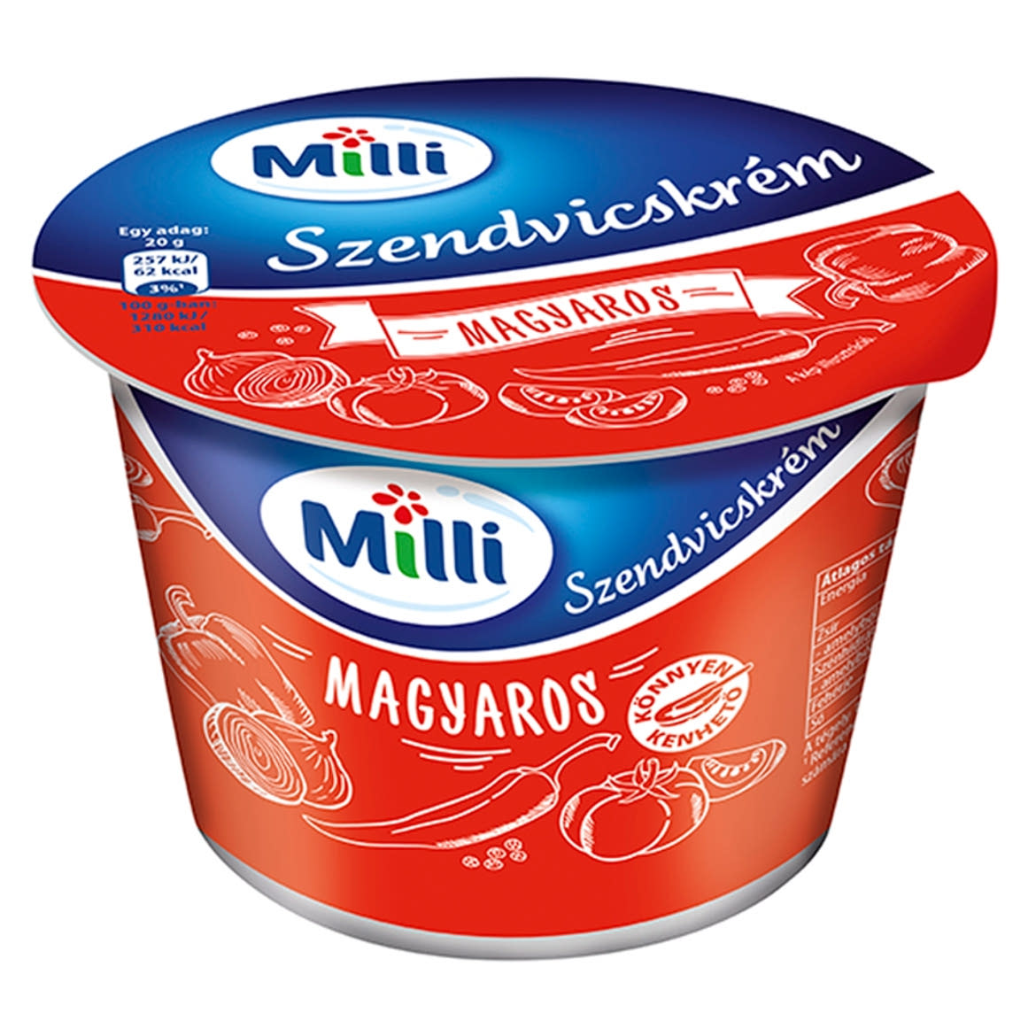 Milli magyaros szendvicskrém