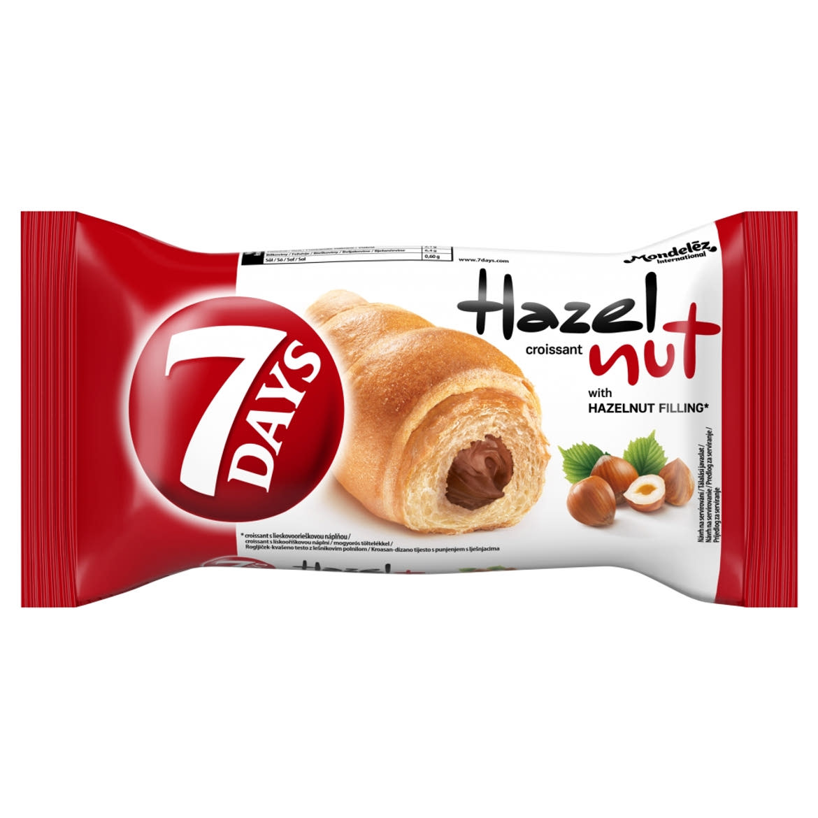 7DAYS croissant mogyorós töltelékkel