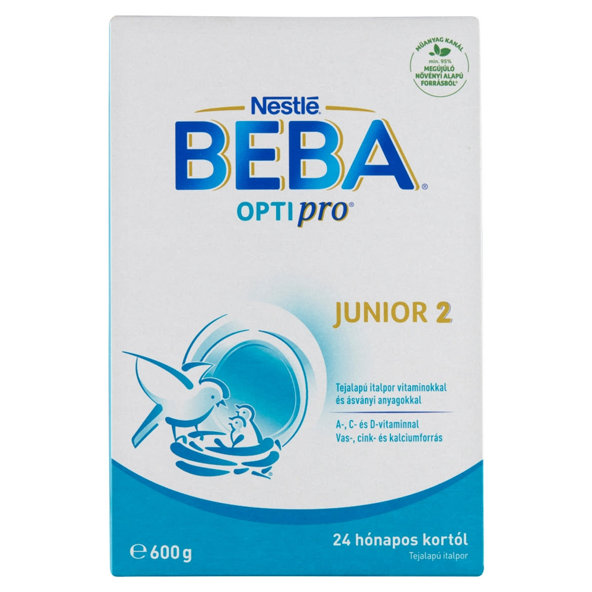Beba Optipro Junior 2 tejalapú italpor 24 hónapos kortól 2 x 300 g ()
