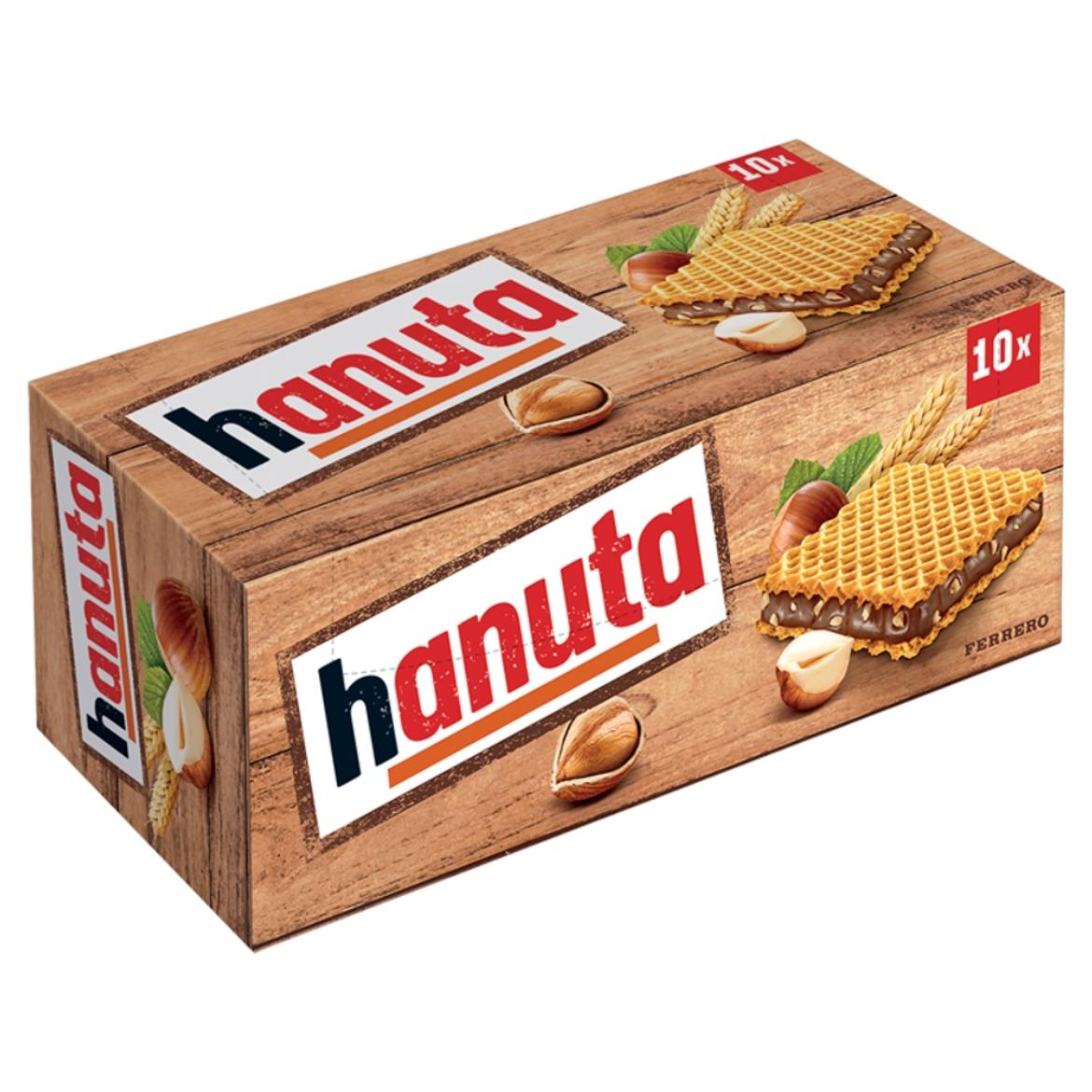 Hanuta ropogós ostya mogyorós-kakaós töltelékkel 10 x  (220 g)