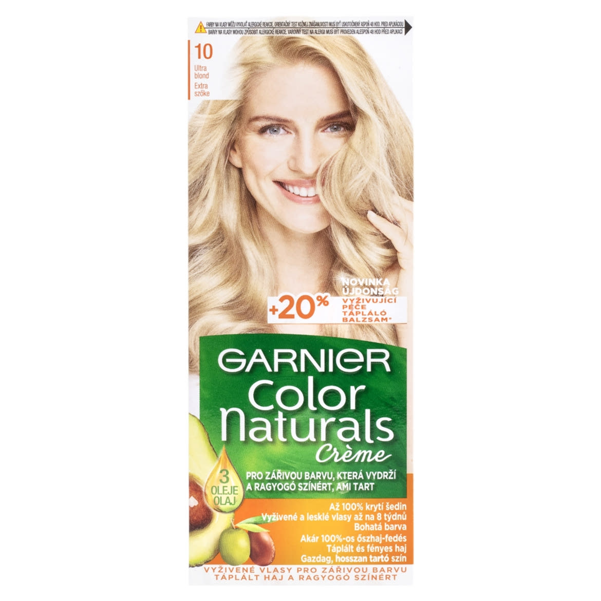 Garnier Color Naturals Tartós hajfesték 10 Extra szőke
