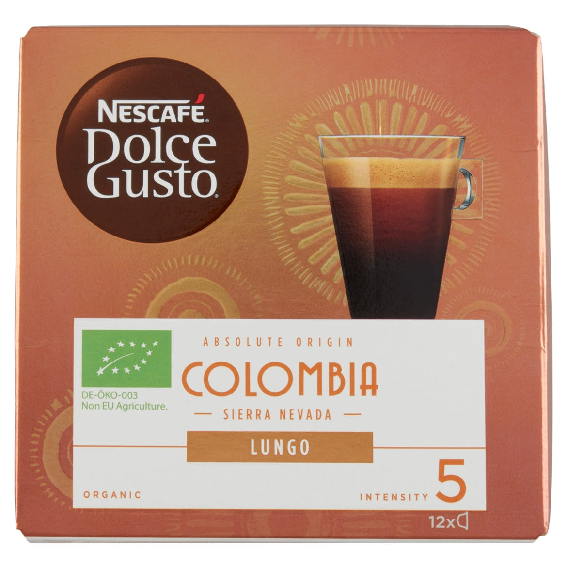 NESCAFÉ Dolce Gusto Colombia Sierra Nevada Lungo kávékapszula