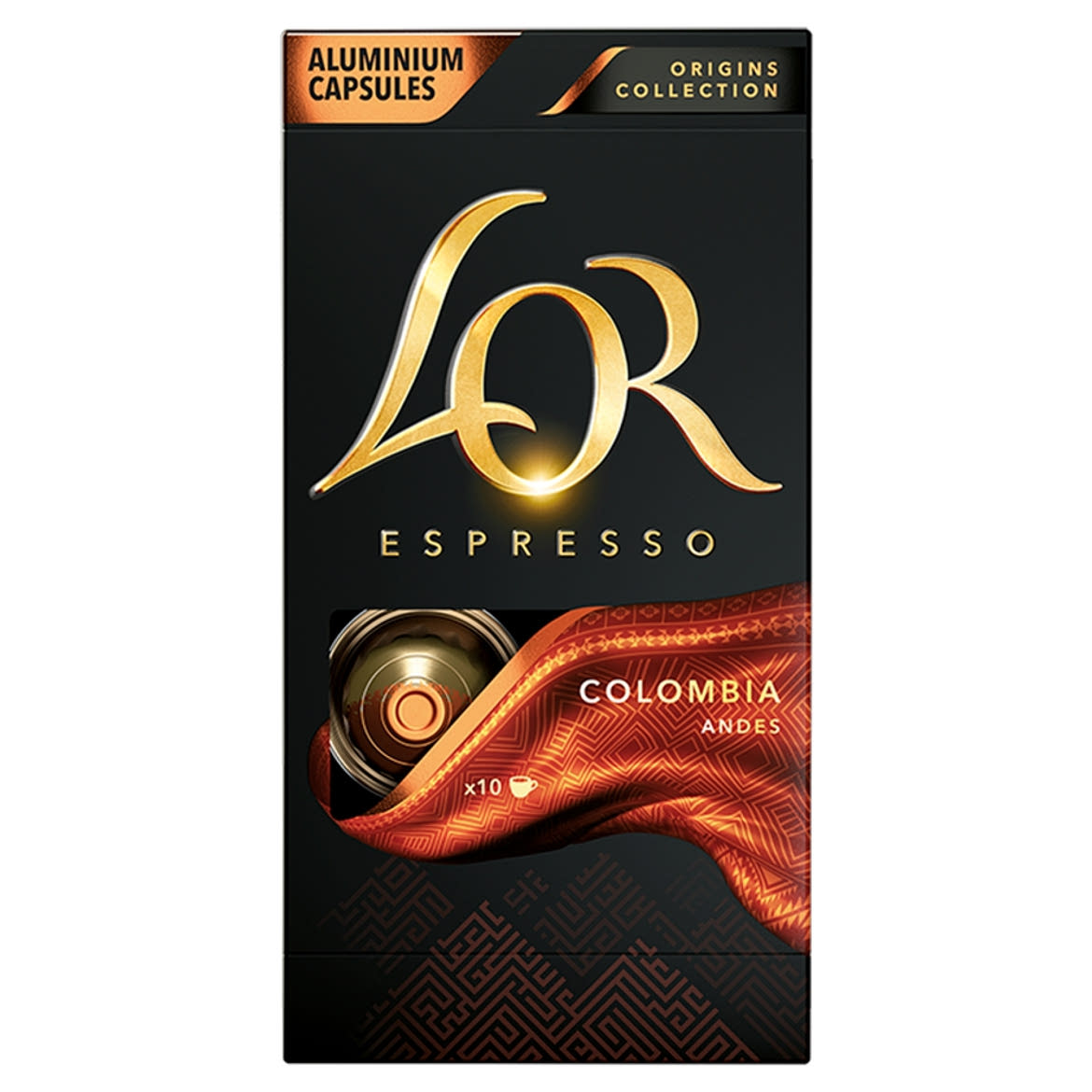 L'OR Espresso Colombia őrölt-pörkölt kávé kapszulában 10 db