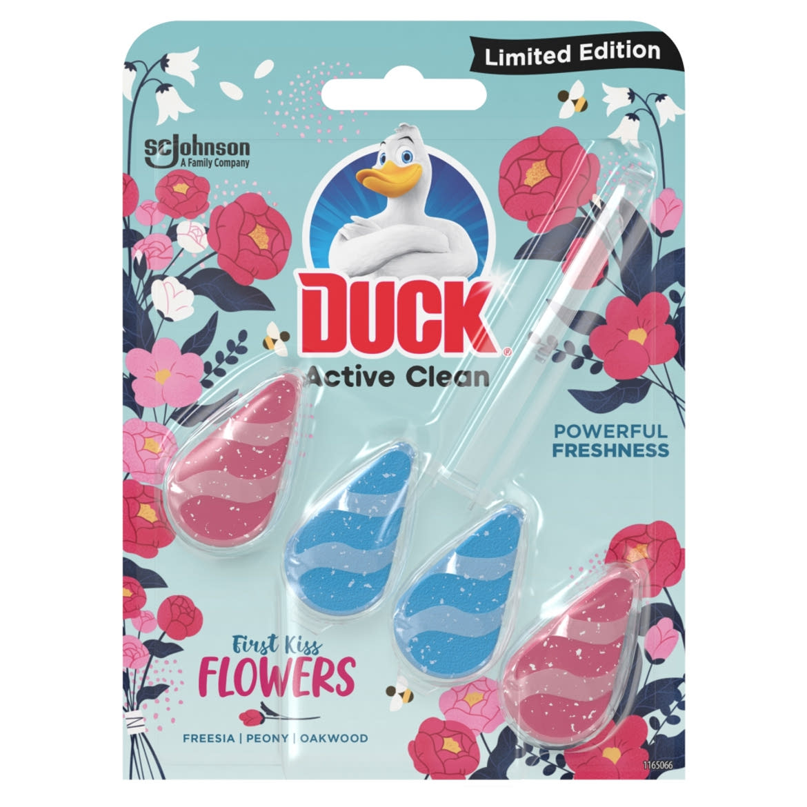 Duck Active Clean First Kiss Flowers WC-öblítő rúd