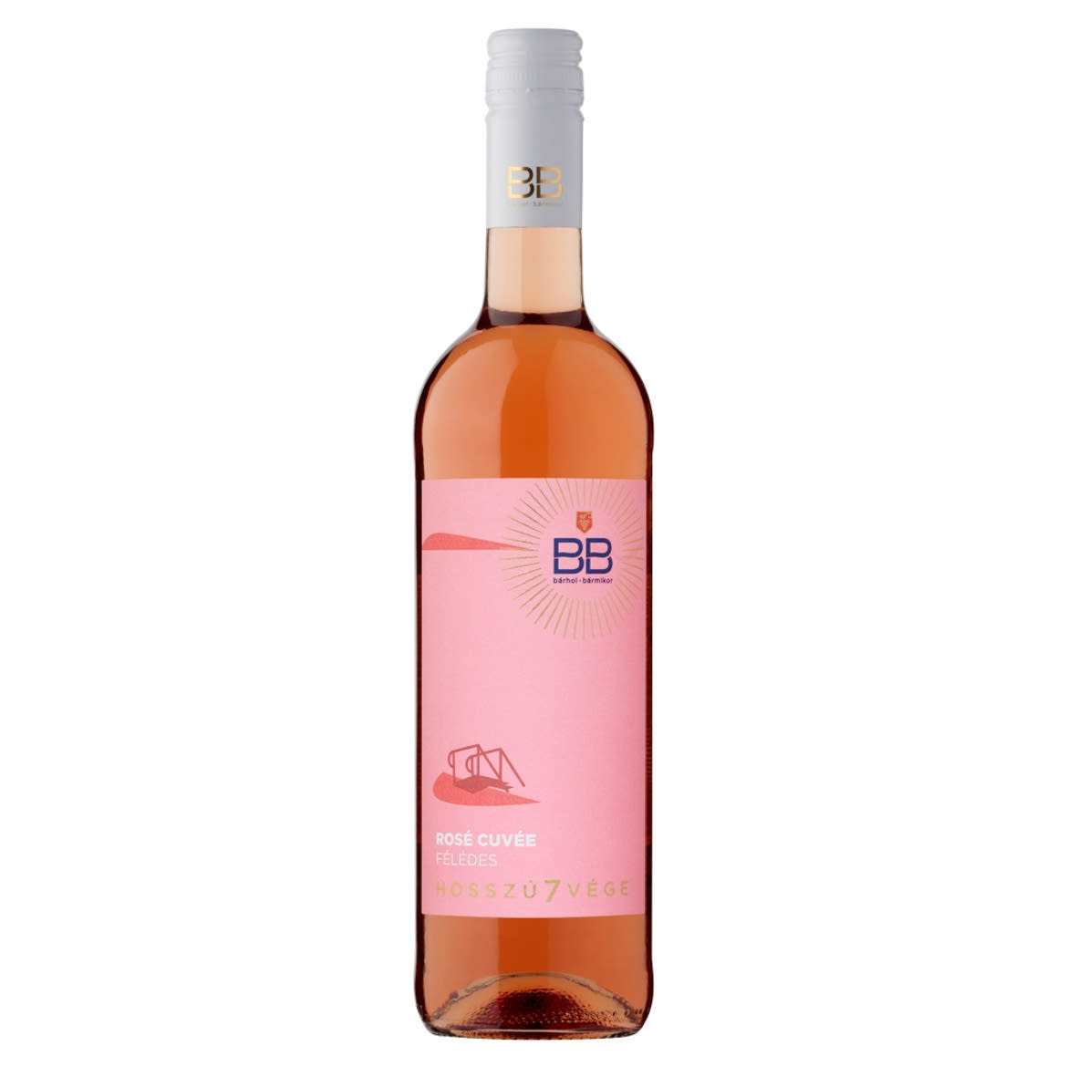 BB Hosszú7vége Dunántúli Rosé Cuvée félédes rosébor
