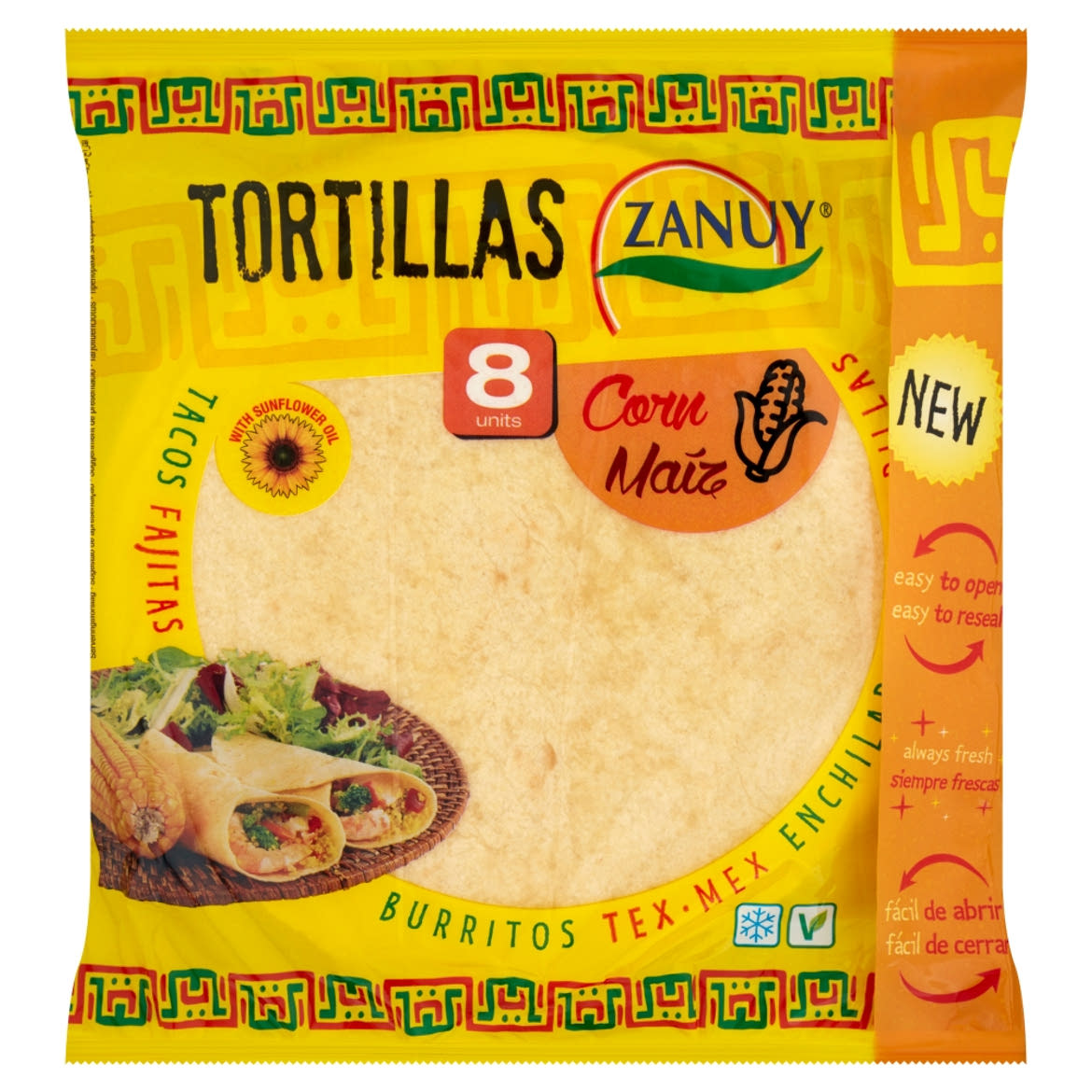 Zanuy kukorica tortilla 8 db