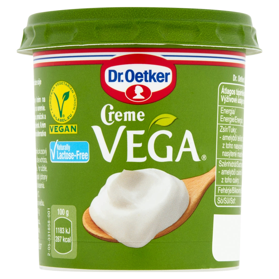 Dr. Oetker Creme Vega vegán növényi krém sütéshez és főzéshez