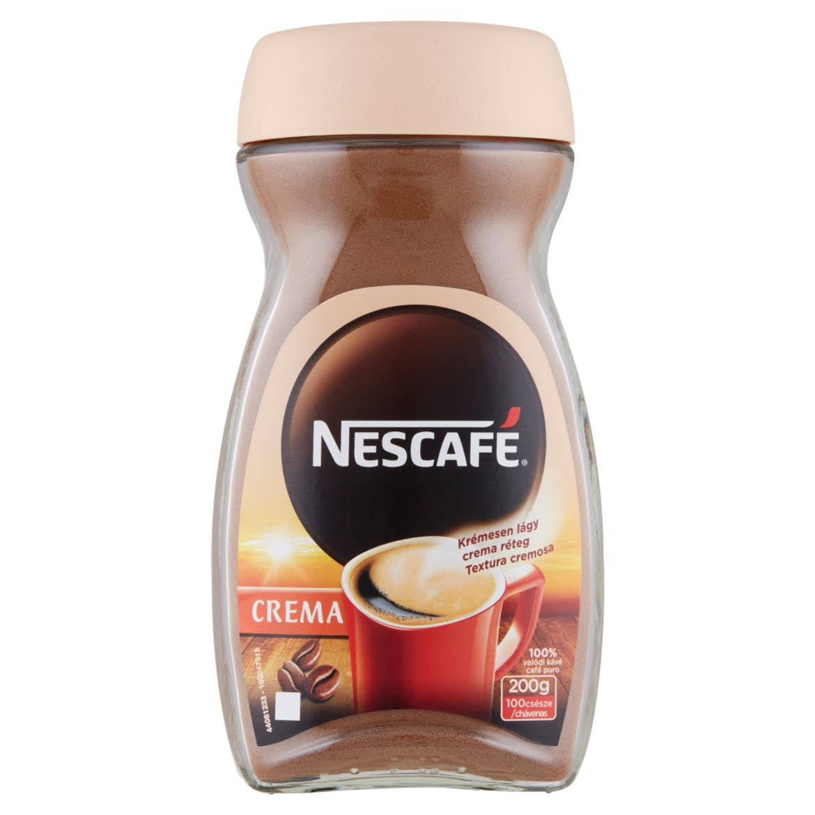 Nescafé Crema azonnal oldódó kávé 100 csésze