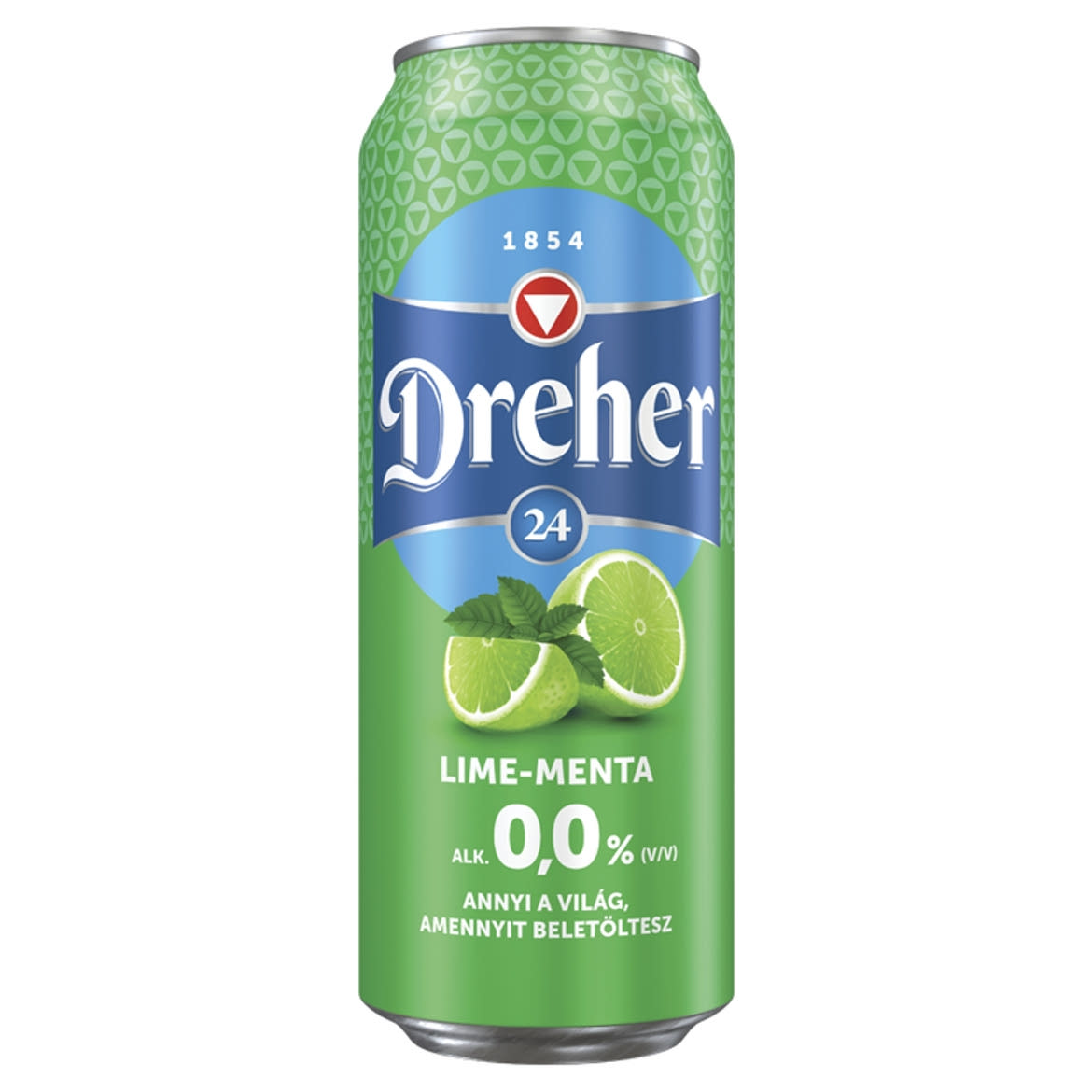 Dreher 24 alkoholmentes világos sör és lime- menta ízű ital keveréke