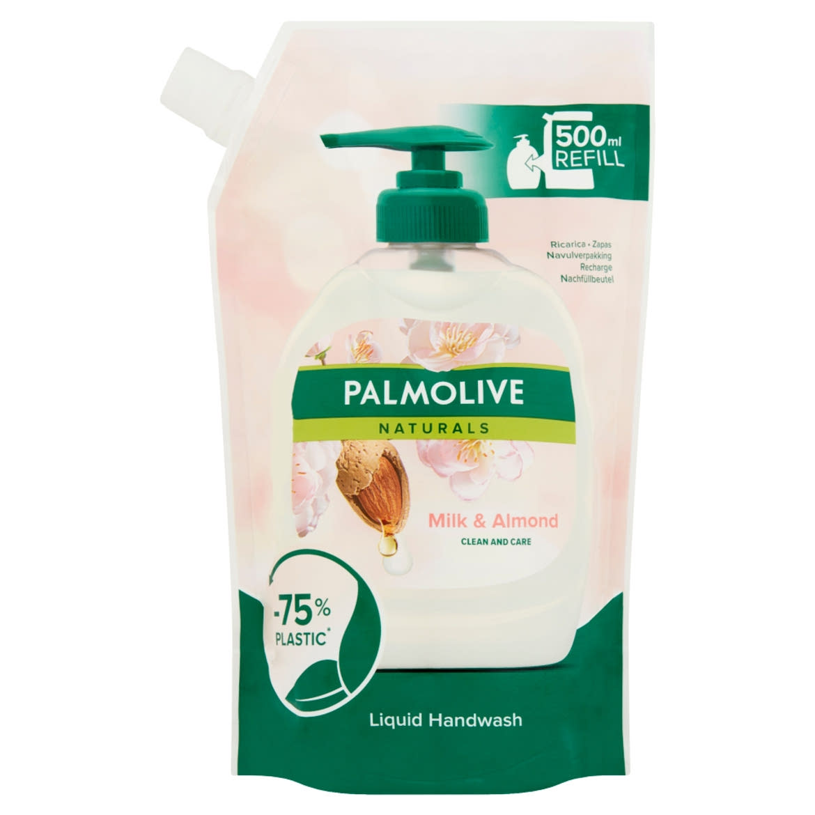 Palmolive Naturals Milk & Almond folyékony szappan utántöltő