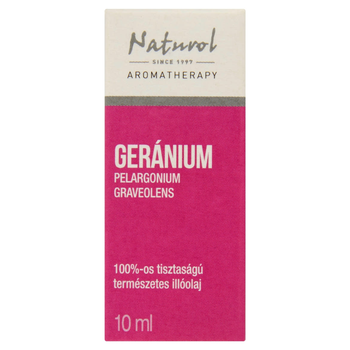 Naturol Aromatherapy 100%-os tisztaságú természetes geránium illóolaj