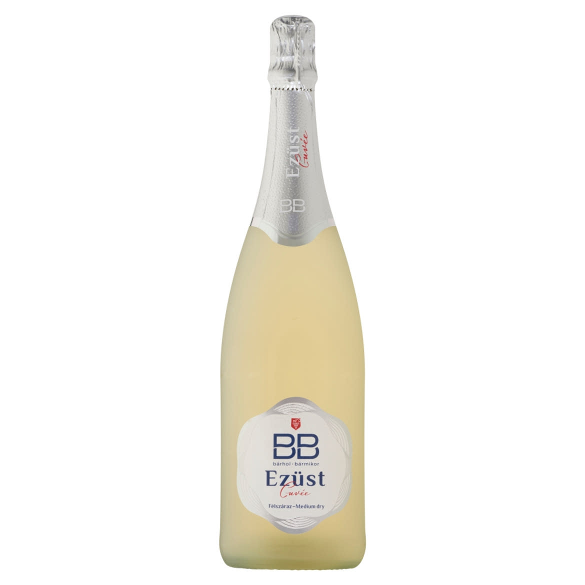 BB Ezüst Cuvée félszáraz fehér pezsgő