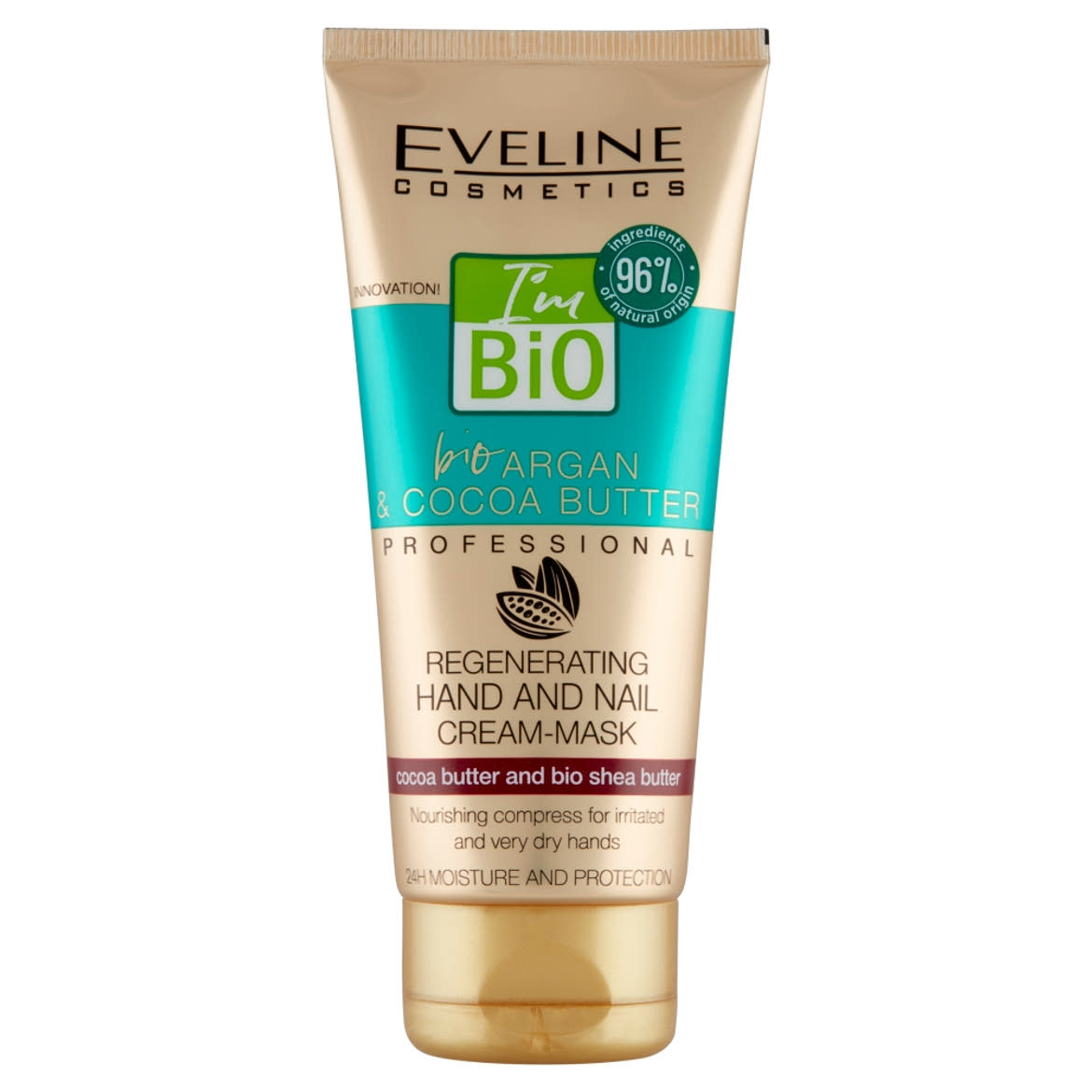 Eveline Cosmetics Bio Argan & Cocoa Butter regeneráló kéz- és körömápoló krém-maszk