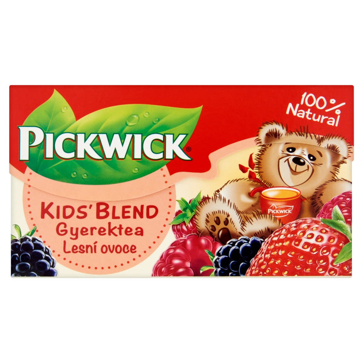 Pickwick Gyerektea erdeigyümölcsízű rooibos tea erdeigyümölcs darabokkal