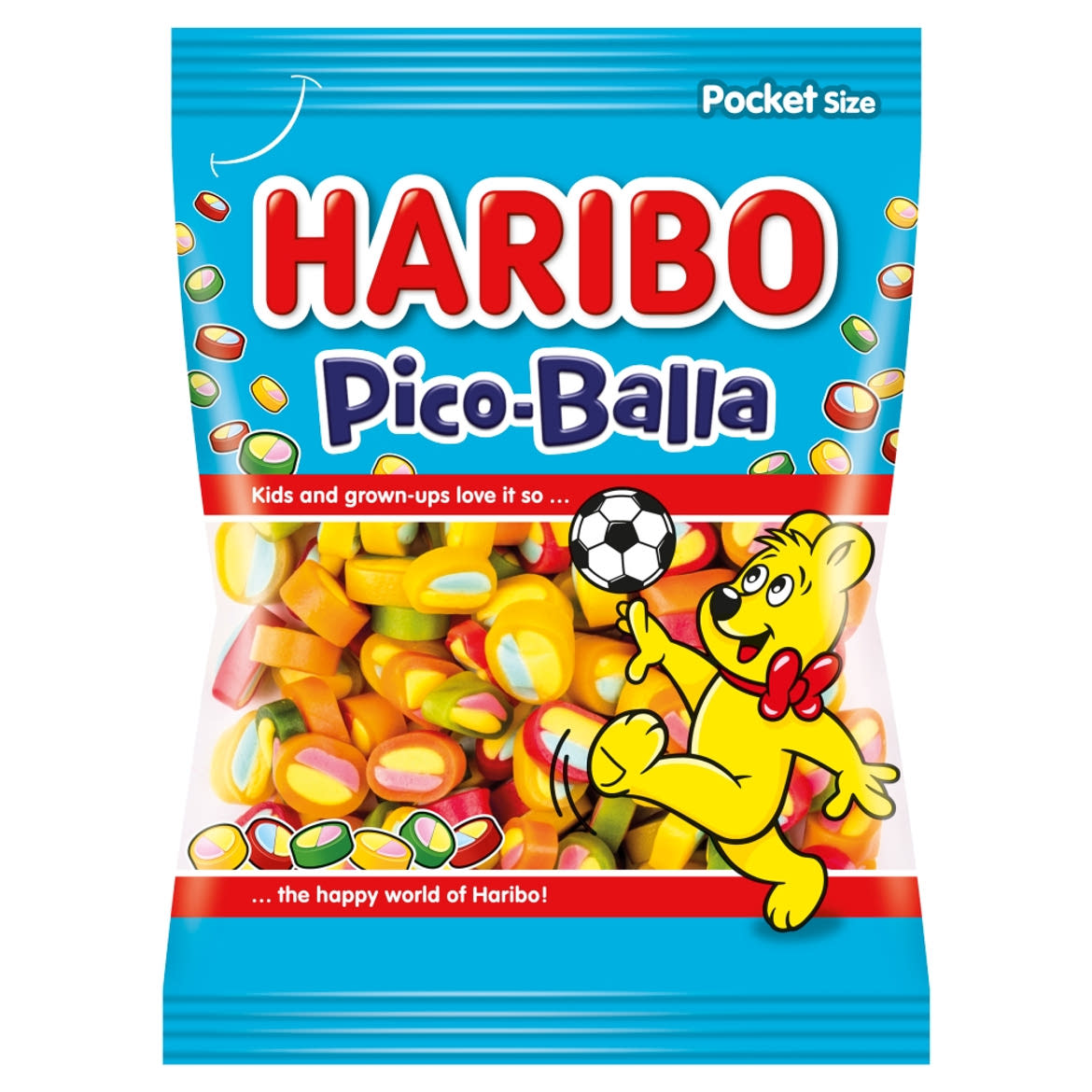 Haribo Pico Balla gyümölcsízű gumicukorka
