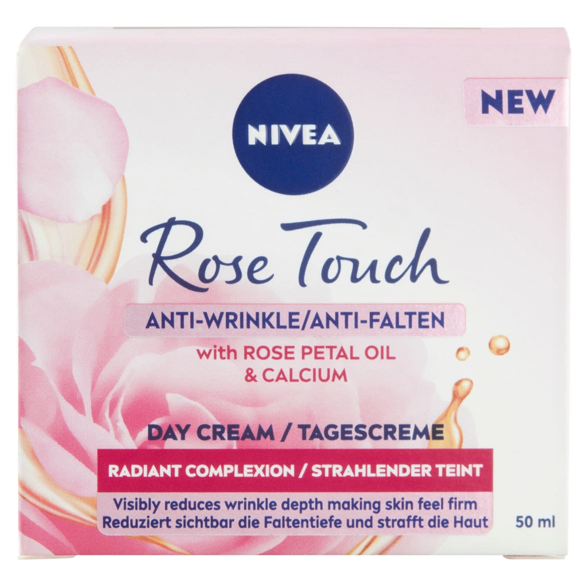 NIVEA Rose Touch ránctalanító nappali arckrém